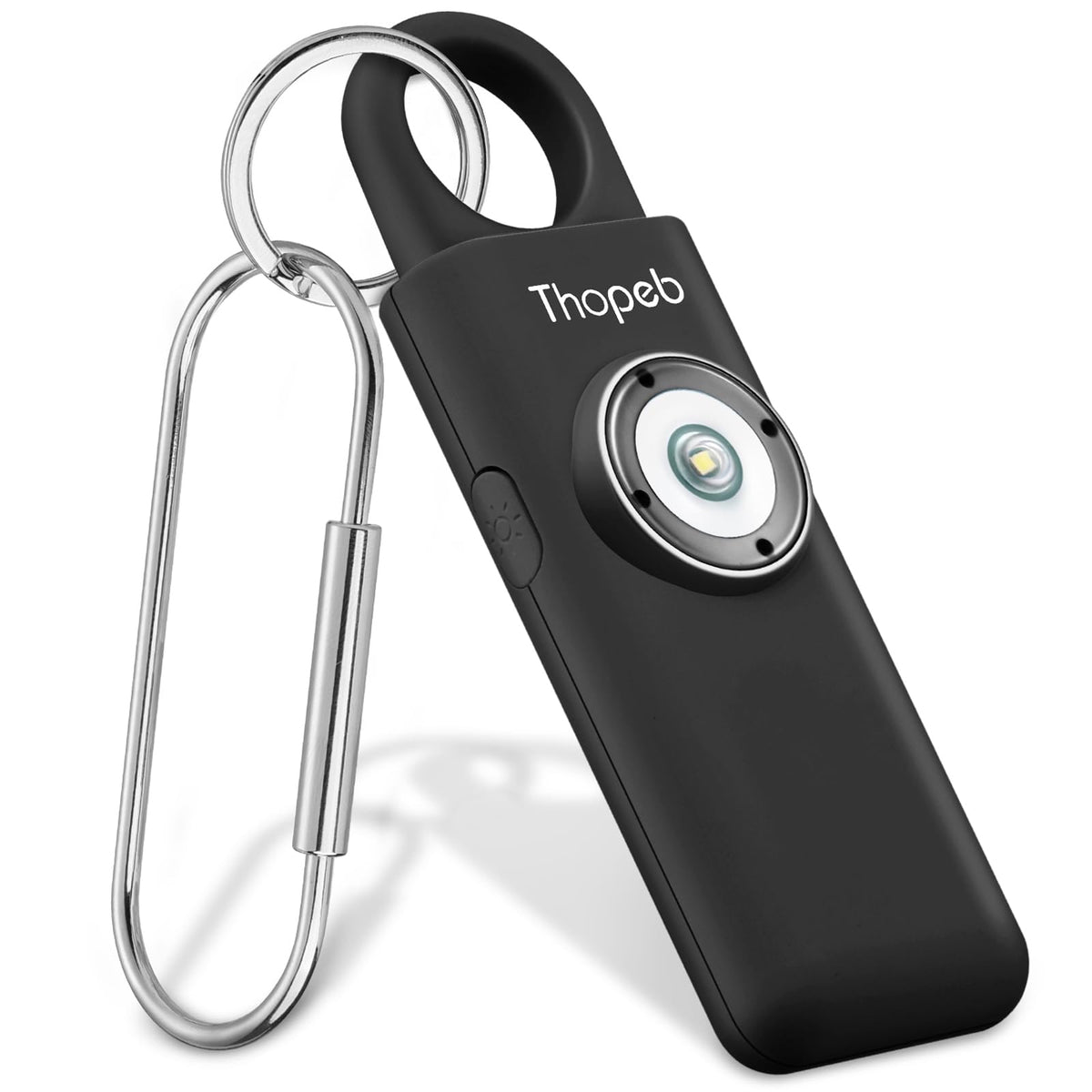 Self Defense Key Chain Siren Rechargeable Personal Safety Alarm For Womne 130Db Siren, Strobe Sos Led Light. Helps Elders & Kids