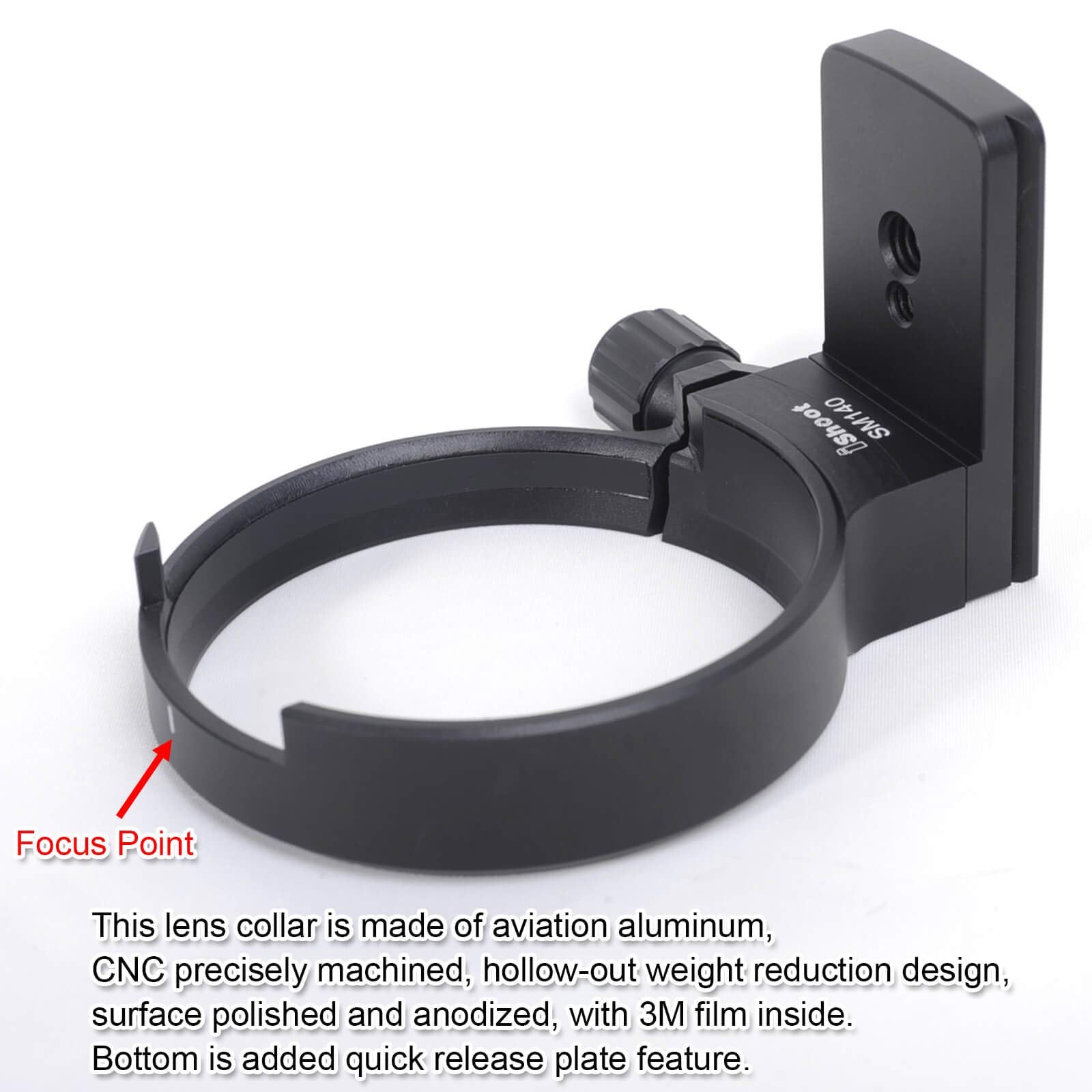 Ishoot Tripod Mount Ring, Lens Collar Support Compatible With Sigma 100 400Mm F/5 6.3 Dg Os Hsm Contemporary Lens (Ef/F Mount),