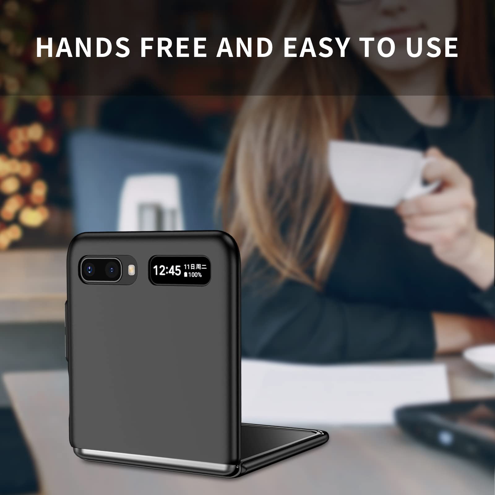 Shieid Samsung Z Flip Case, Z Flip Case Ultra Thin Phone Case Protective Cover For Samsung Galaxy Z Flip 5G 2020 Fashion Pc Back