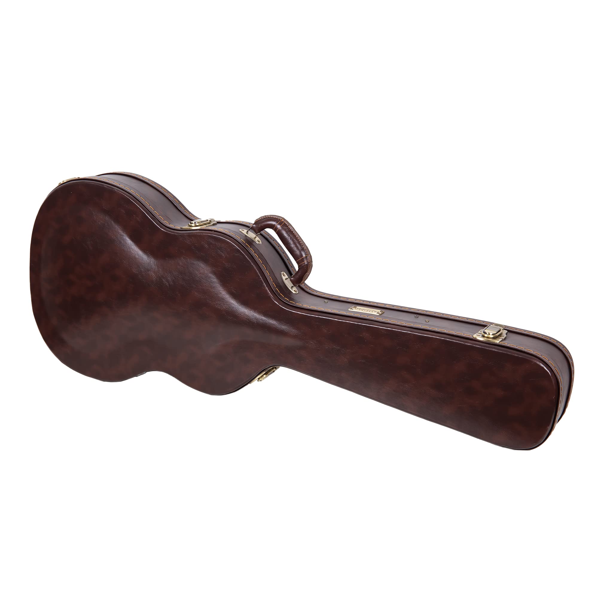 Crossrock Electric Guitar Case For Prs Se Series Hollowbody Guitars, Right Hand, Vintage Brown (Crw620Ja14Br)