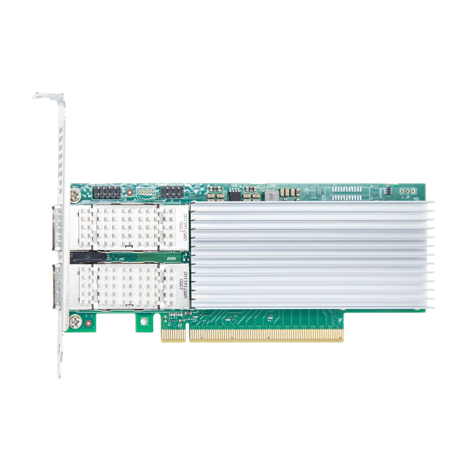 100Gbe Converged Network Card With Intel E810-Cam2 Controller, Dual Qsfp28 Ports, Pcie 4.0 X16, Compare To Intel E810-Cqda2