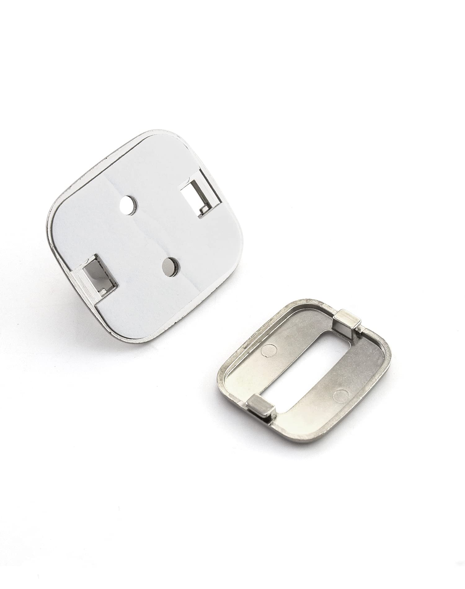 Qwork Laptop Cable Lock Anchor, 10 Pack Steel Desk Mount Anchor Accessory, Security Anchor Base Plate For Laptop Cable Locks, Fo