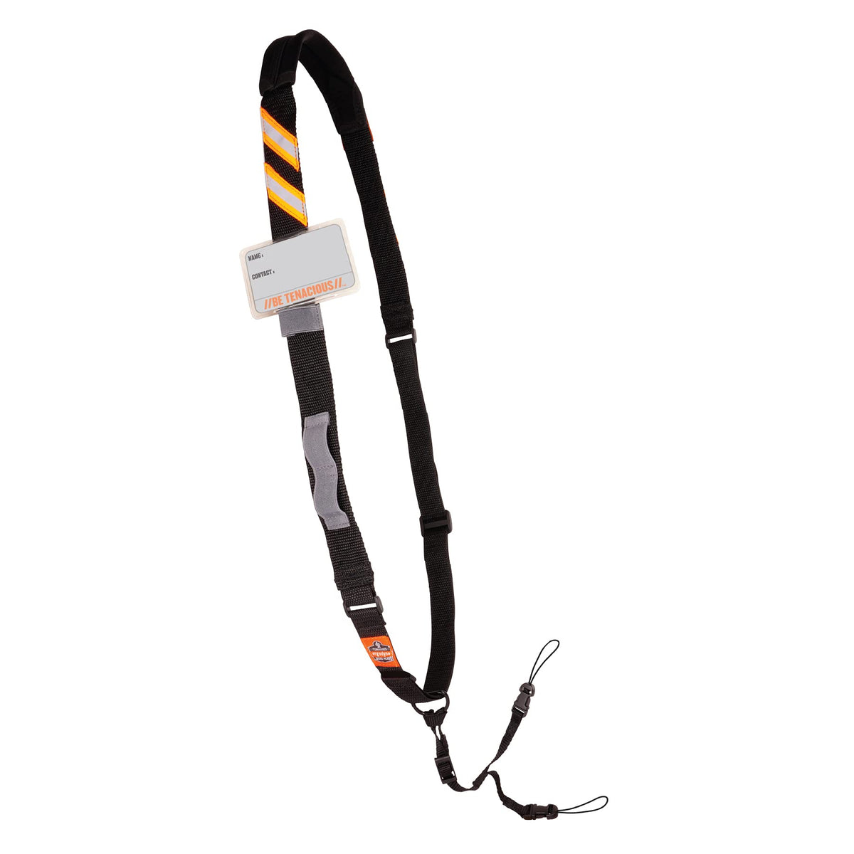 Ergodyne Squids 3137 Barcode Scanner Padded Harness, Sling Style, Tethering Lanyard For Bar Code Scanners , Black