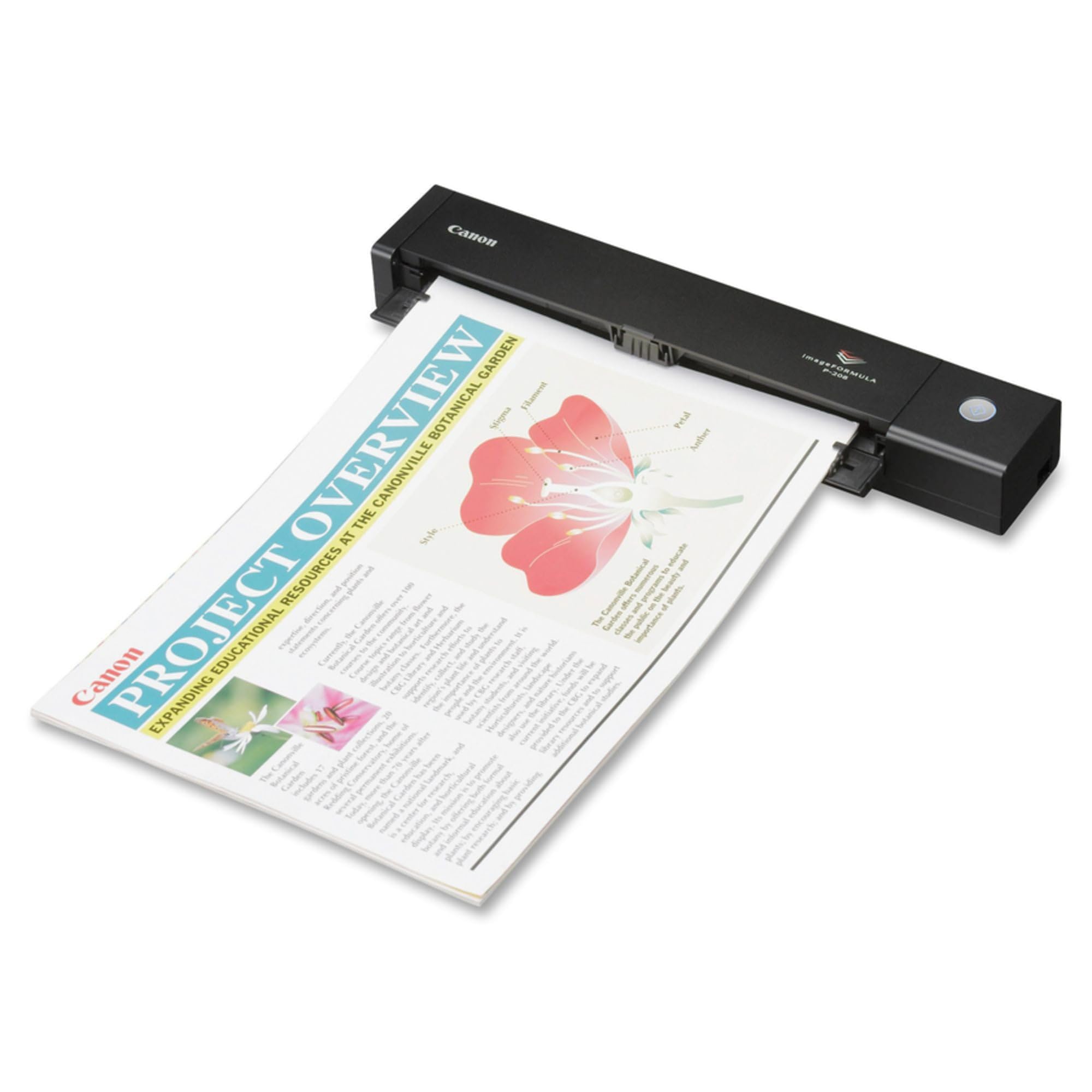 Canon Imageformula P 208Ii Personal Document Scanner, 1.5'' X 12.3'' X 2.2''