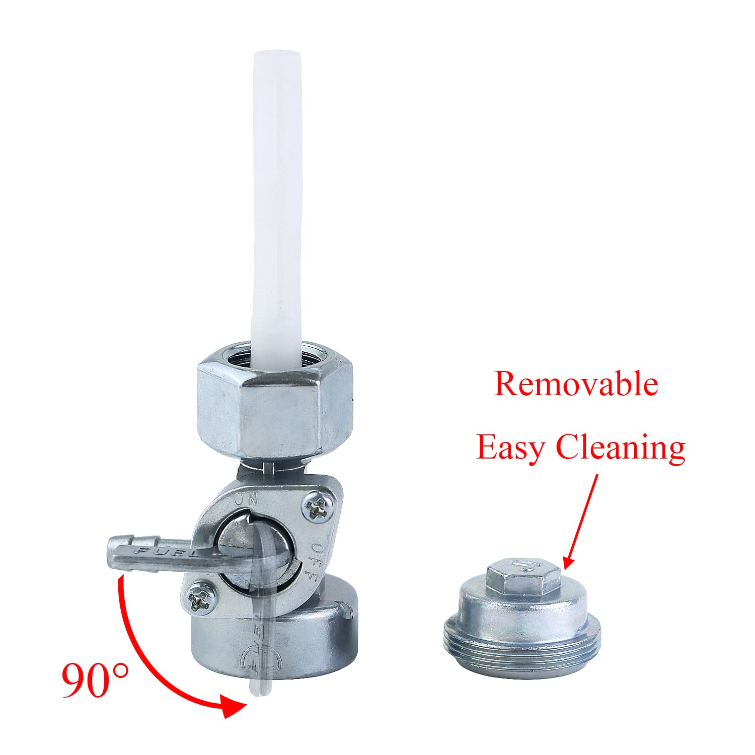 Wotian Generator Gas Tank Fuel Switch Petcock Fuel Shut Off Valve For Predator Generac Generator Parts 3500W 9000W 5.5Hp 16Hp M1