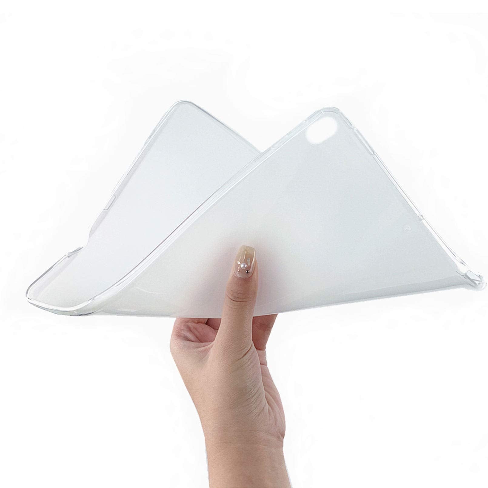 Hhuan Tablet Case For Lenovo Tab P11 Pro Tb J706F 11.5 Inches, Semi Transparent Soft Silicone Tpu Shell Anti Scratch Bumper Prot