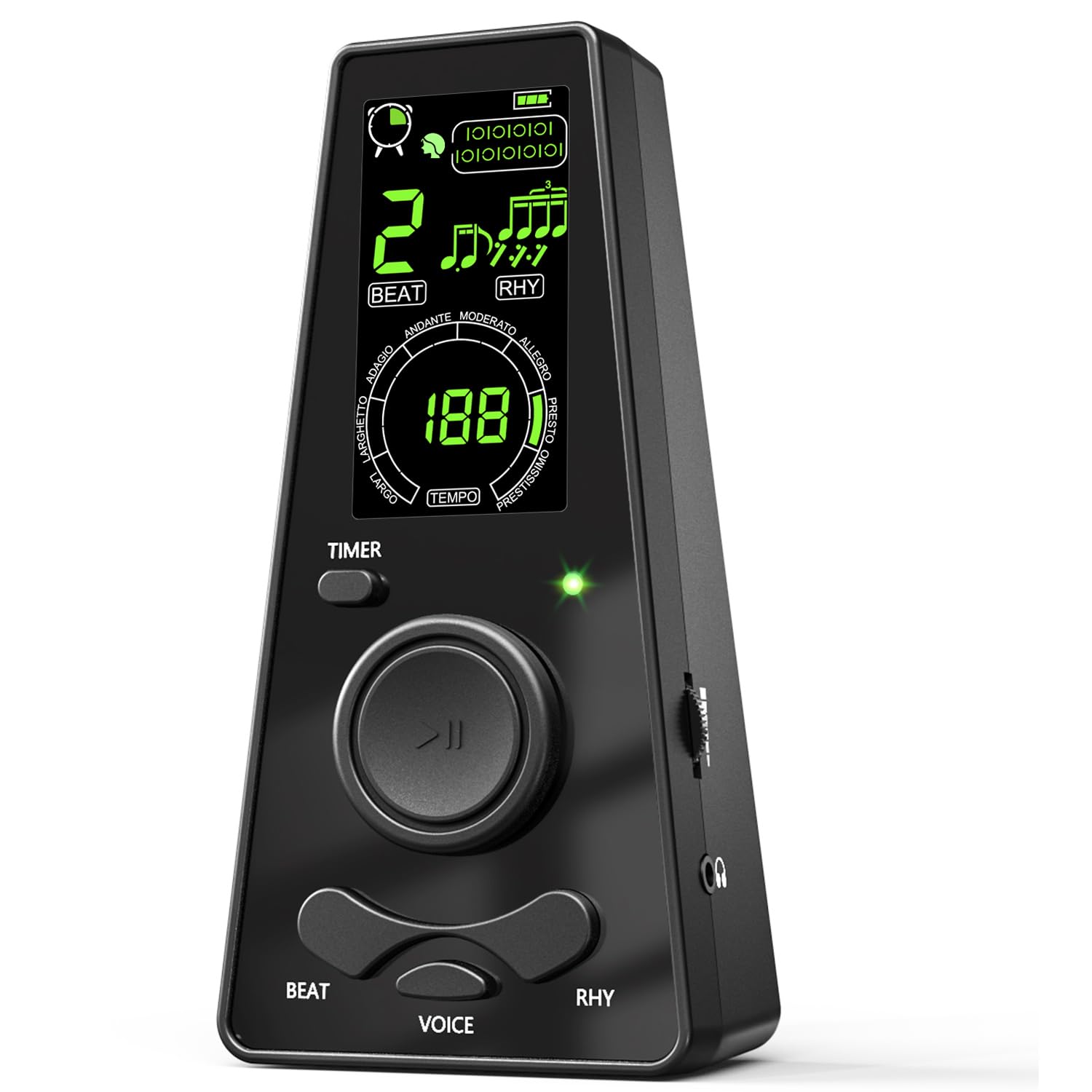 Electronic Digital Metronome for Musicians Piano Guitar Violin Instrument Volume & Beat Speed Adjustable Universal