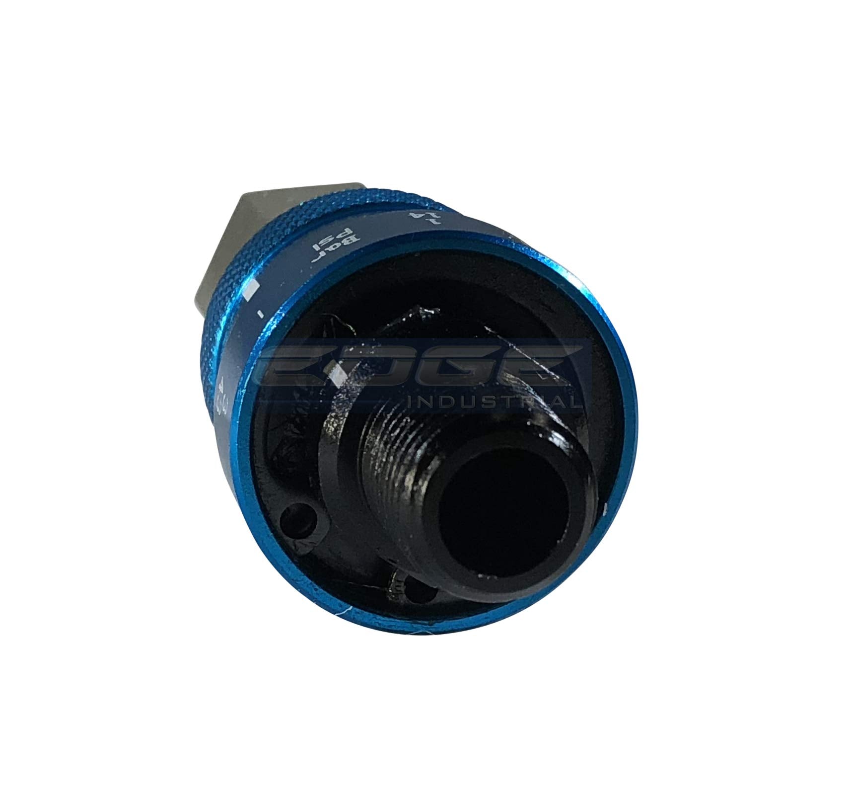 Edge Industrial Adjustable In Line Pressure Regulator For Pneumatic Tools, 1/4'' Npt, Connects Directly To Air Tool (14 43 Psi)