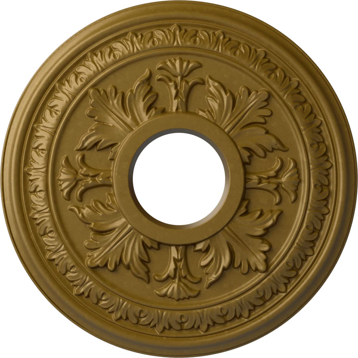 Ekena Millwork CM15BABZS 15 3/8OD x 4 1/4ID x 1 1/2P Baltimore Ceiling Medallion, Bronze