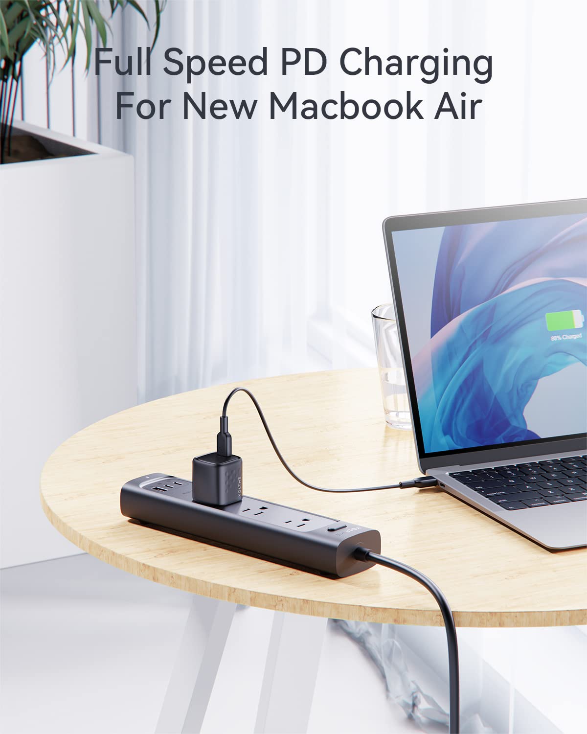 VOLTME 30W GaN III USB C Charger Revo 30 PD3.0 PPS Black
