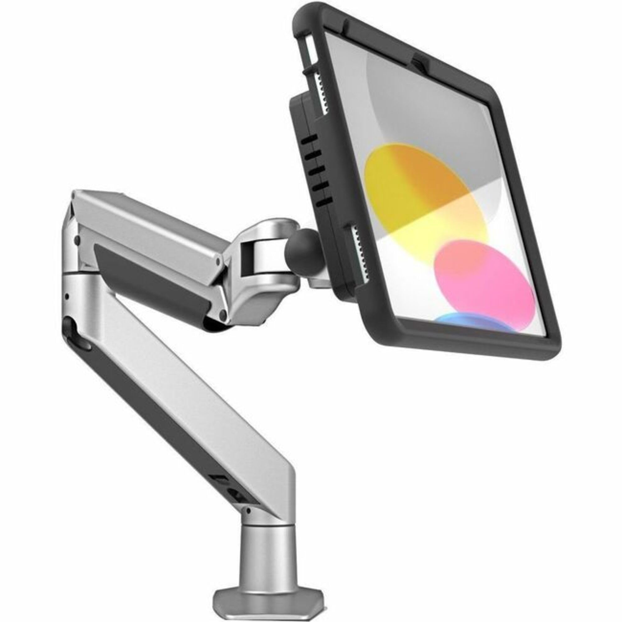 Universal Tablet Magnetic Articulating Arm Mount Plus Hub Black