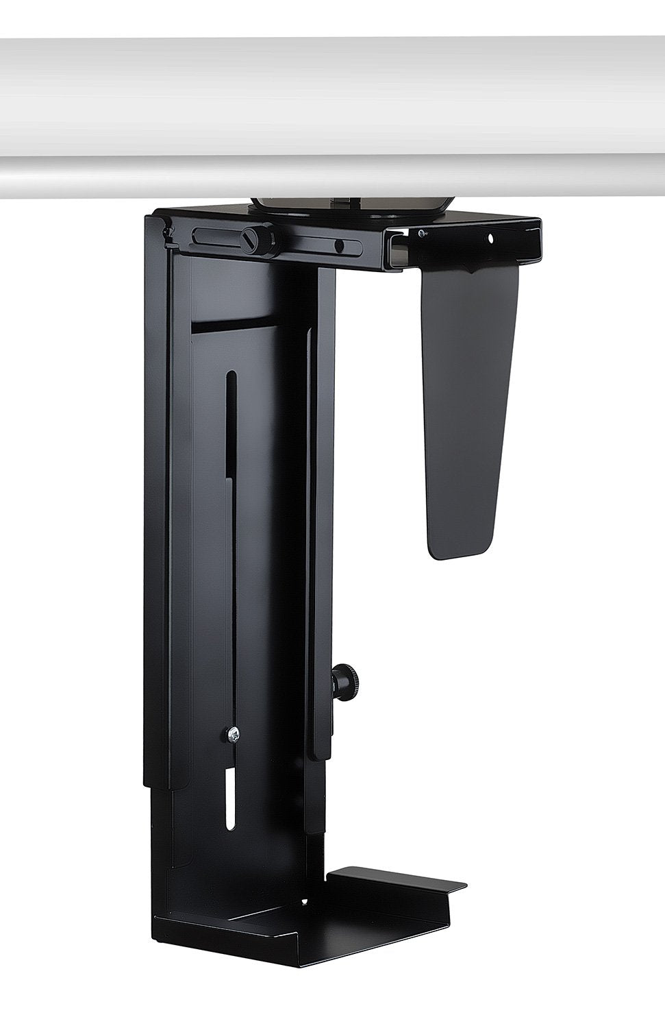 Mount It! Cpu Under Desk Mount Bracket   Computer Tower Wall And Under Counter Holder, 360 Degree Swivel Adjustable Height And W