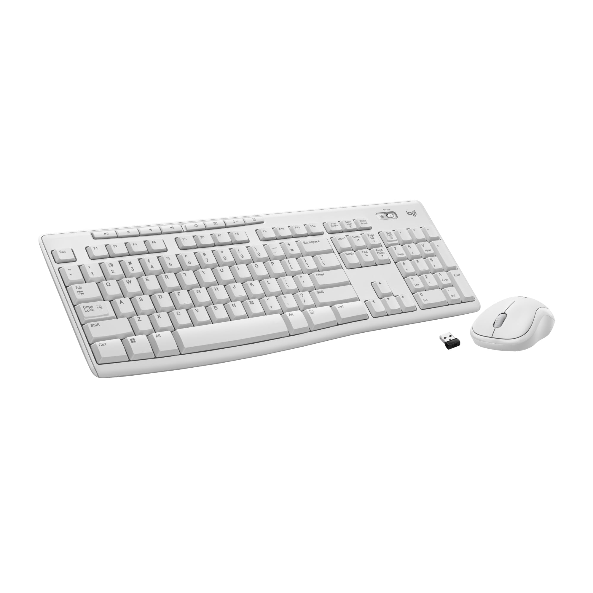 Logitech Wireless Combo Mk270 - White