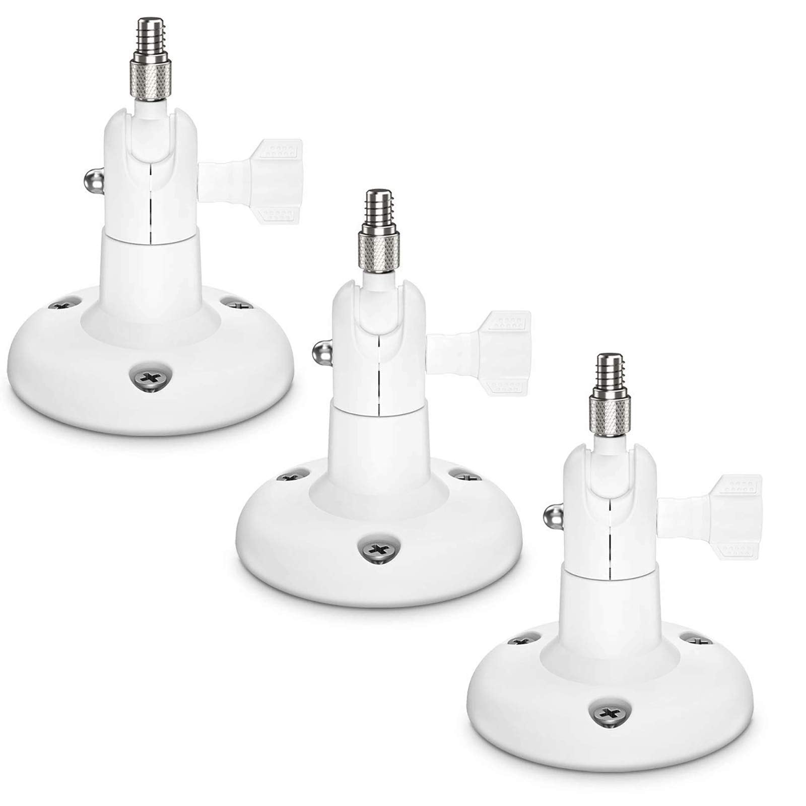 Koroao ?Upgraded Version? Indoor/Outdoor Security Wall Mount For All Arlo Camera, Arlo Ultra, Arlo Essential, Eufycam 2   More Stable And Flexible Arlo Accessories(3 Pack,White)