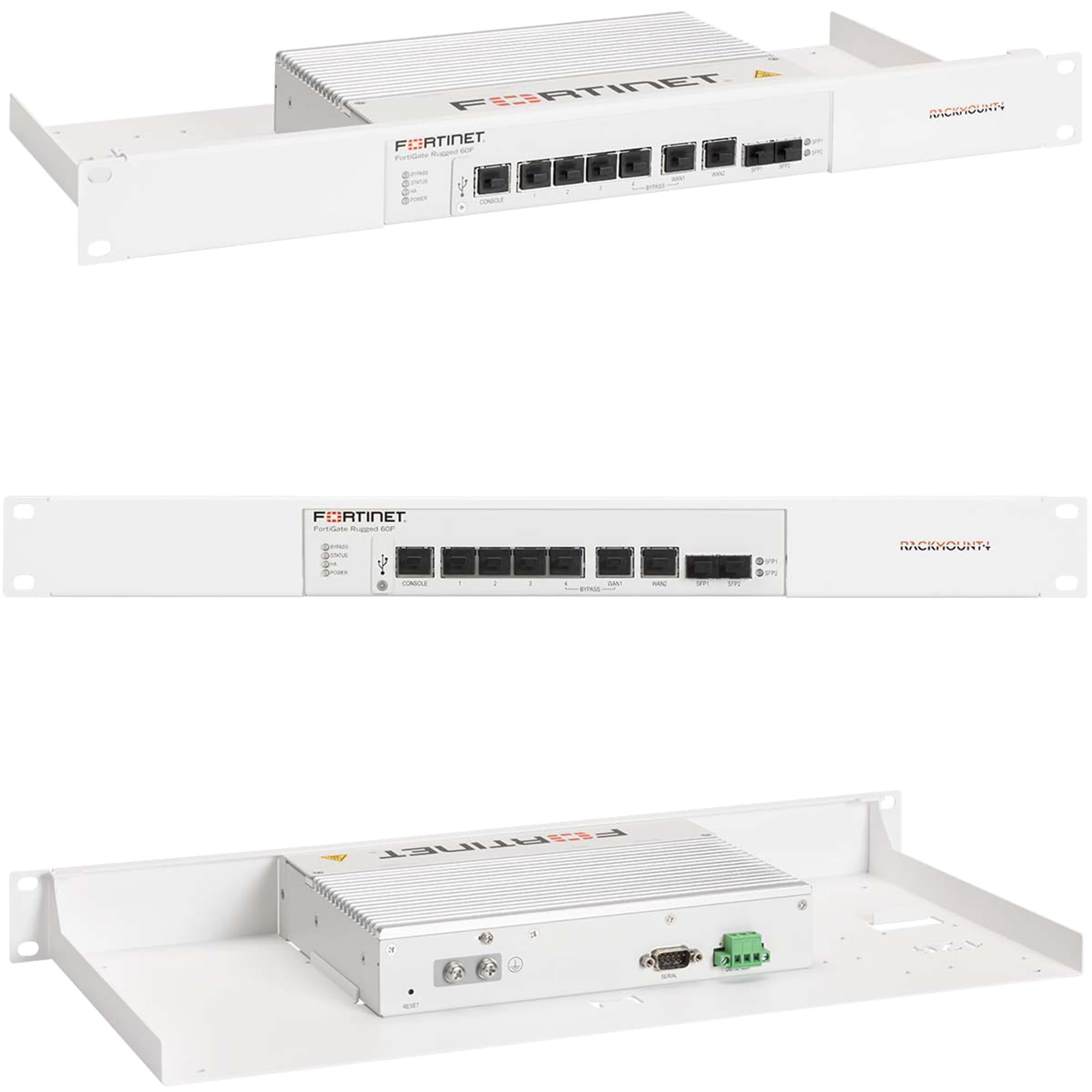 Rackmount.IT Kit Compatible with FortiGate Rugged 60F/Rugged 60F-3G4G
