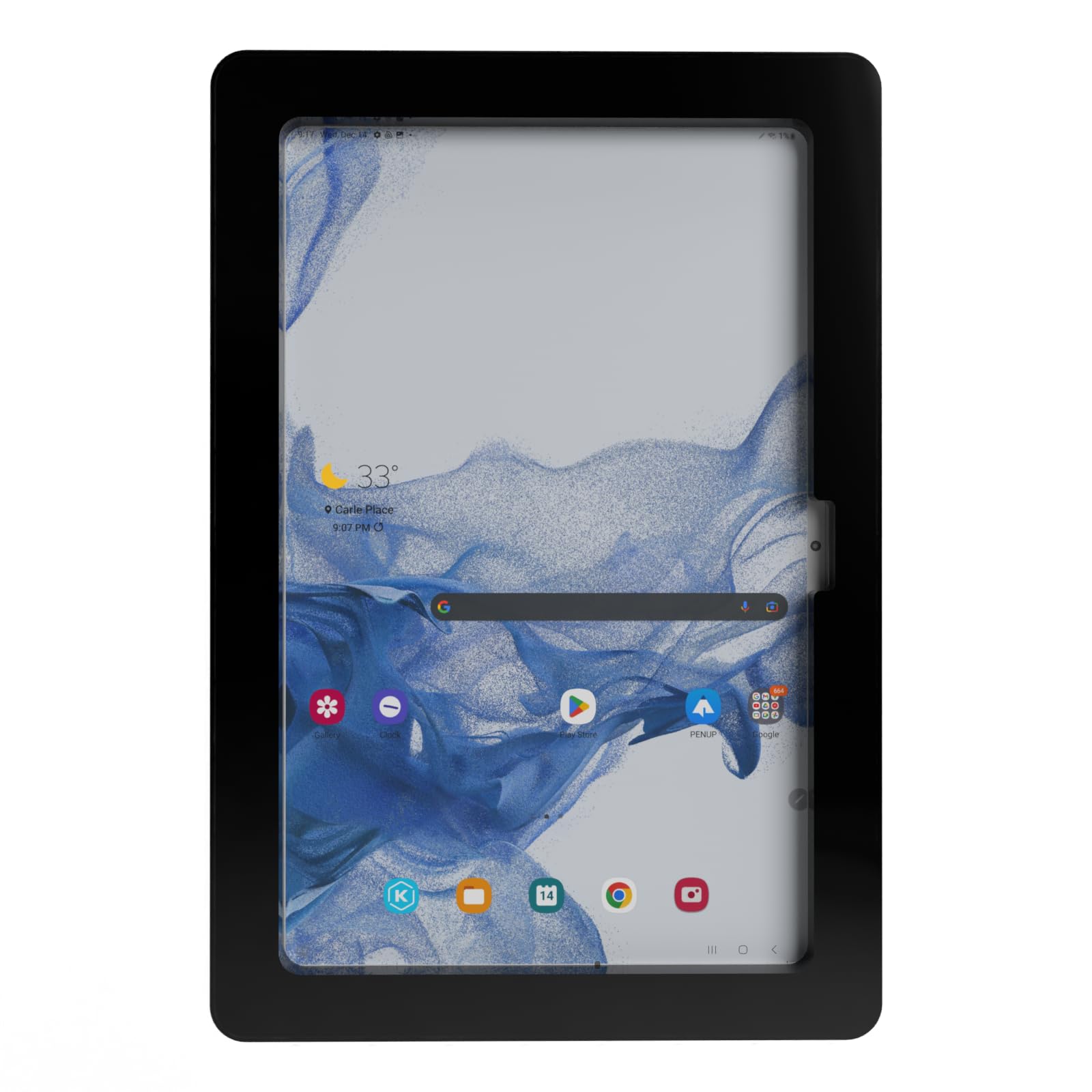 Tabcare Security Anti Theft Acrylic Vesa Enclosure For Samsung Galaxy Tab A9+ 11 With Wall Mount Kit (Black, Tab A9+ 11)