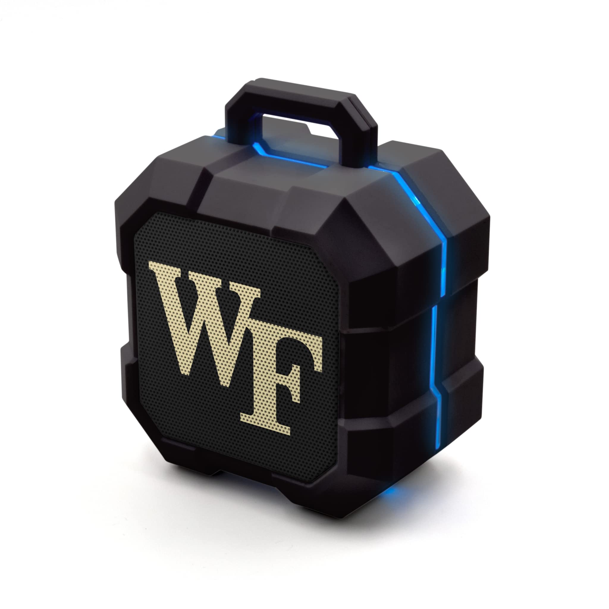 SOAR NCAA Shockbox LED Wireless Bluetooth Speaker, Wake Forest Demon Deacons