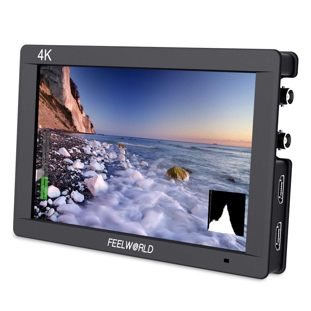 Feelworld Fw703 7 Inch Ips 3G Sdi 4K Hdmi Dslr Monitor Full Hd 1920X1200 On Camera Field Monitor With Histogram For Stabilizer C
