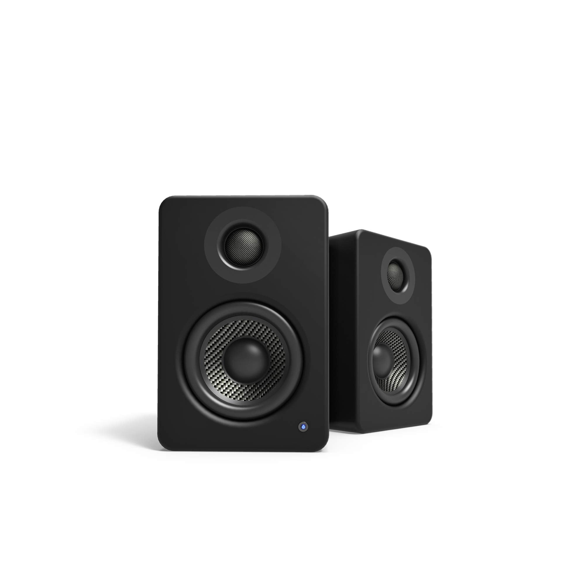 Kanto YU2MB PC Gaming Desktop Speakers | 3 Composite Drivers | 3/4 Silk Dome Tweeter | Class D Amplifier | 100 Watts | Built-in 