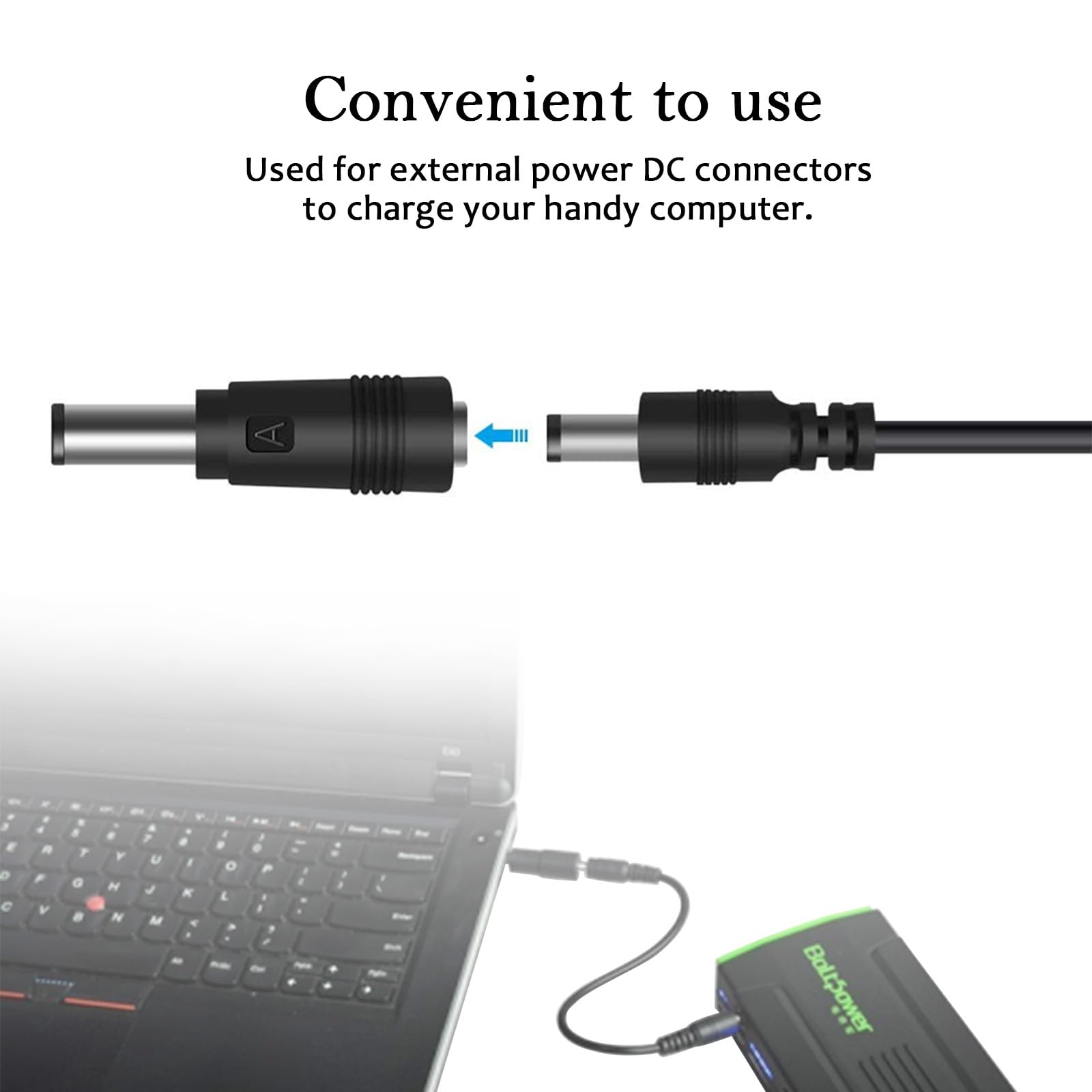 Quacc 10Pcs Dc Connector Jack Power Socket Universal Dc Barrel Jack Adapter Compatible For Lenovo, Dell, Hp, Asus, Acer, Toshiba