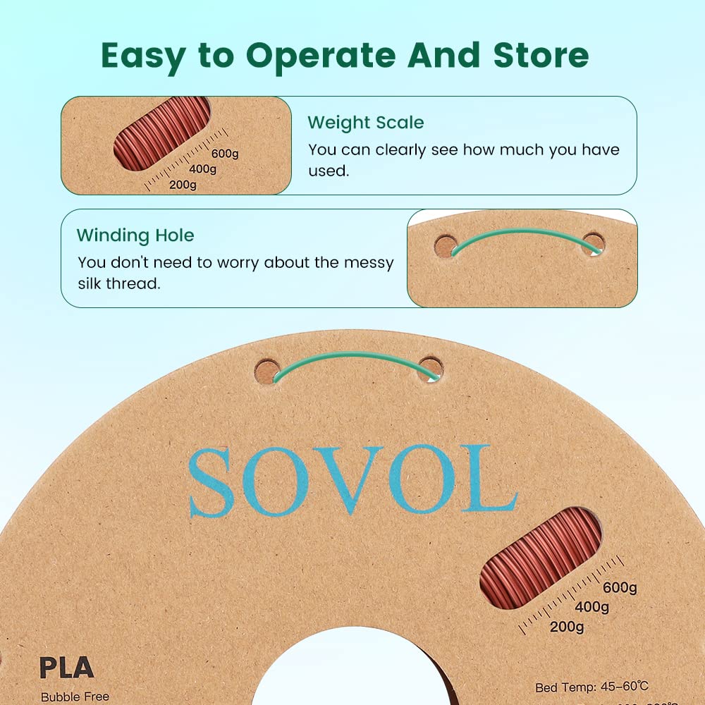 Sovol Pla Filament Silk Tri Color Co Extrusion 1.75Mm, 3D Printer Filament 1Kg/ 2.2Lbs, Shiny Silk Bronze Purple Green 3 In 1 Co