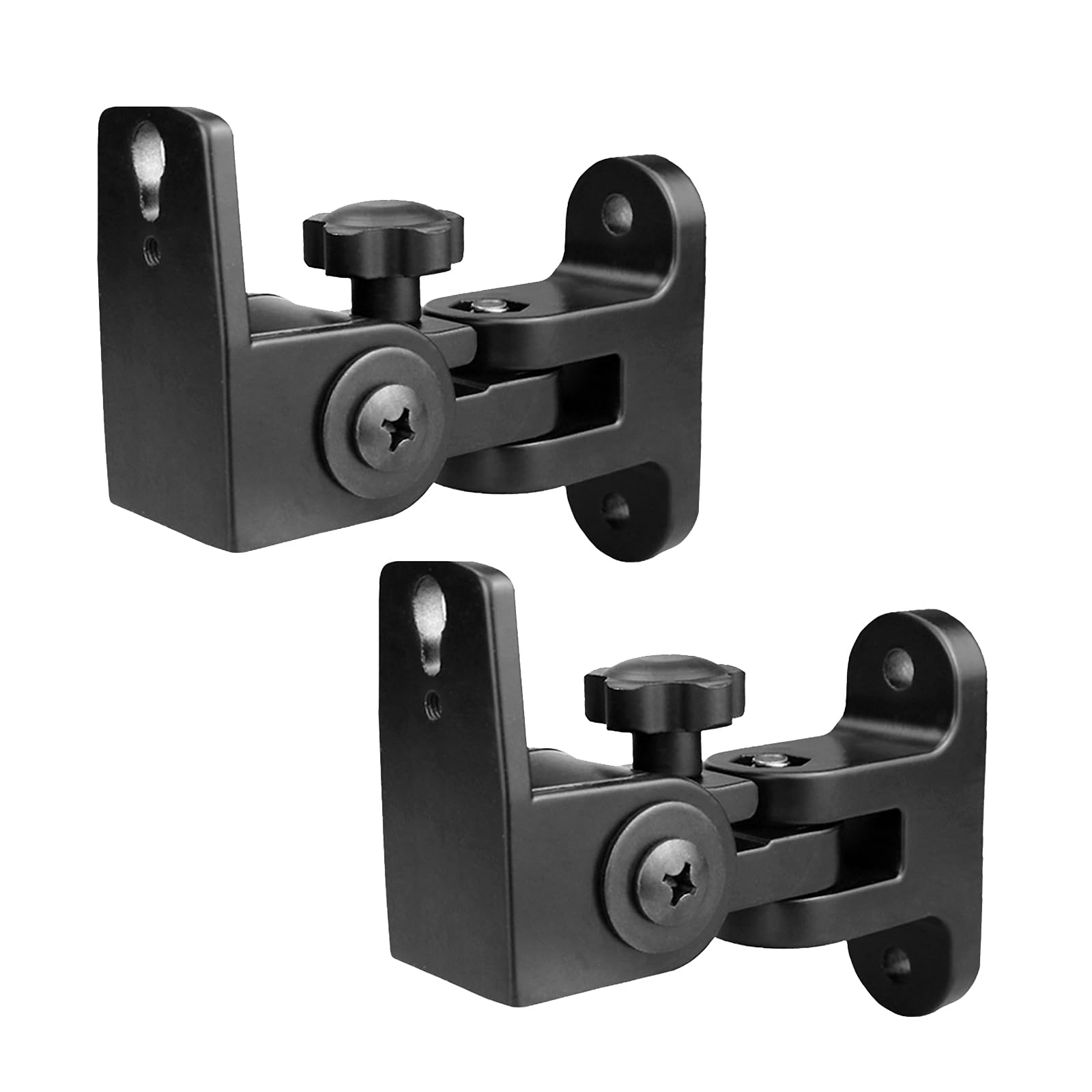 Bs 218Pro Universal Speaker Wall Mount For Small Speakers ,Vertical 120, Horizontal 180Adjustment,Hold Up To 30Lbs,Compatible Wi