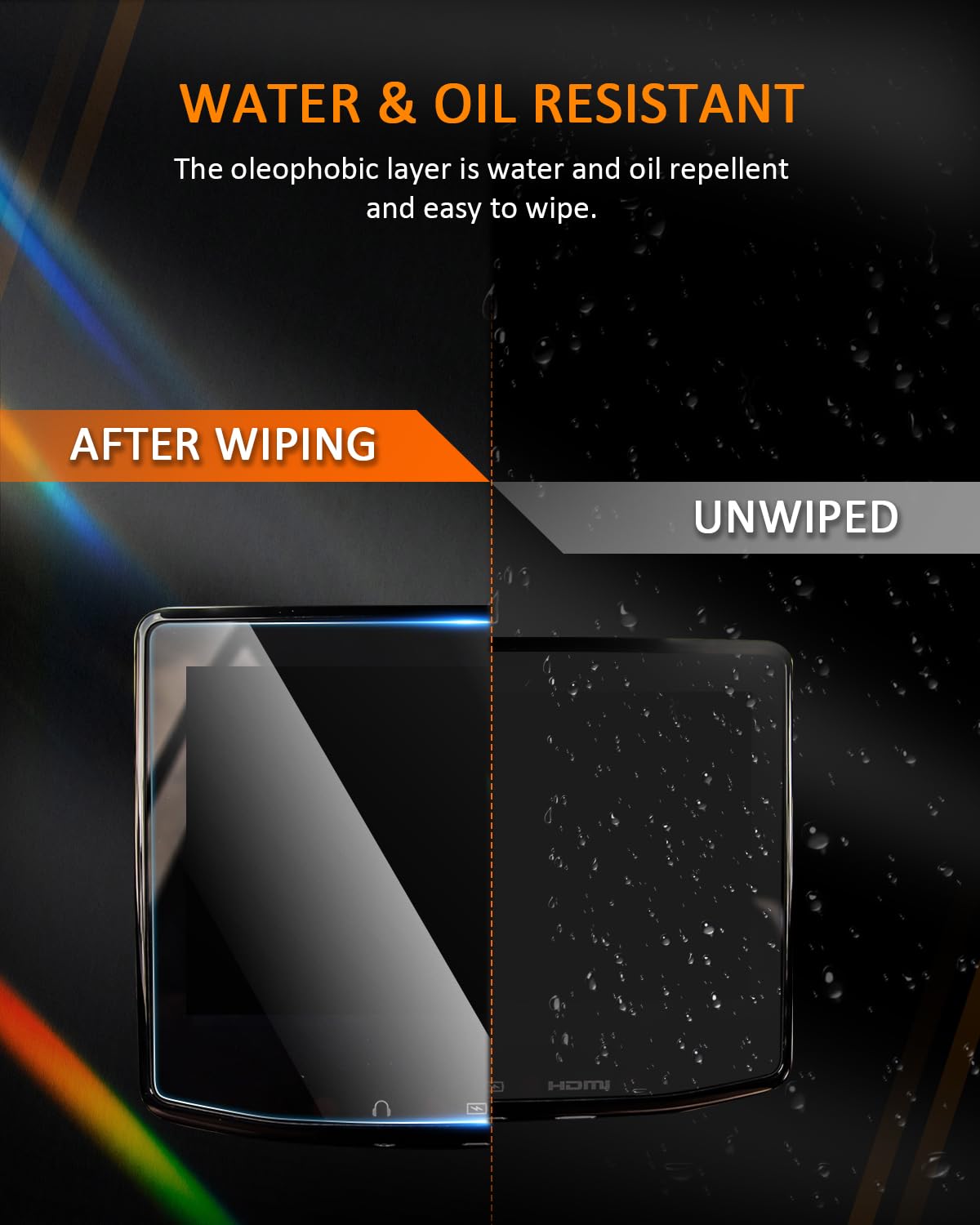 2 Pack Tempered Glass Rear Seat Tv Dvd Media Screen Protector For 2022 2024 Jeep Wagoneer, 2022 2023 2024 Jeep Grand Cherokee, 2022 2024 Chrysler Pacifica Accessories Passenger Screen Cover 2Pcs