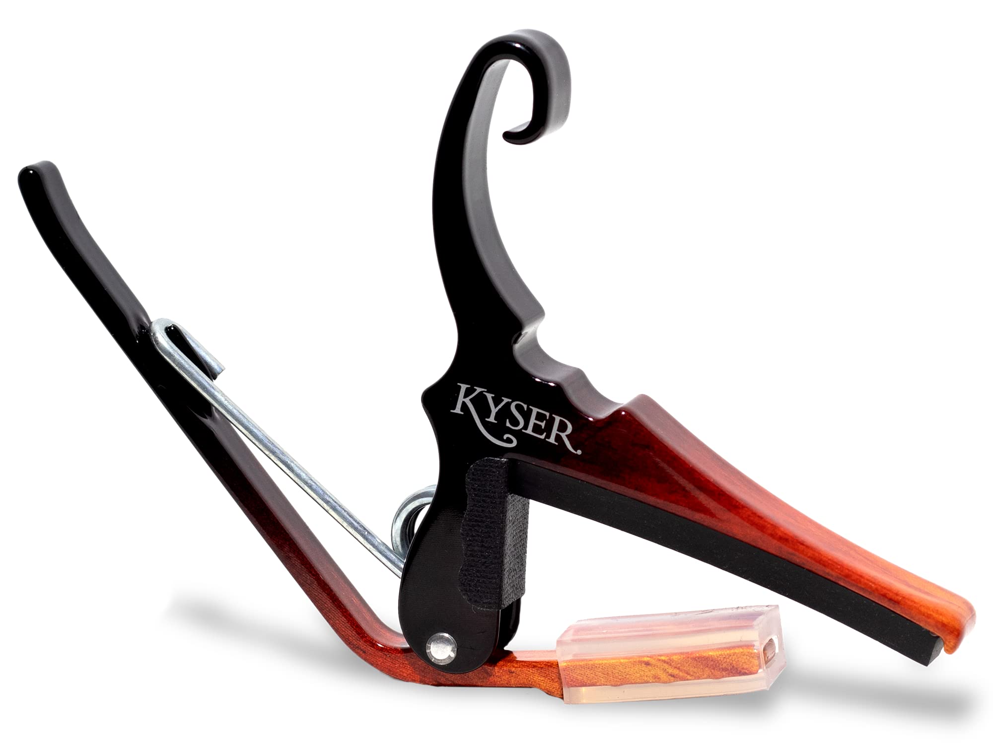 Kyser Quick Change Guitar Capo For 6 String Acoustic Guitars, Sunburst, Kg6Snba