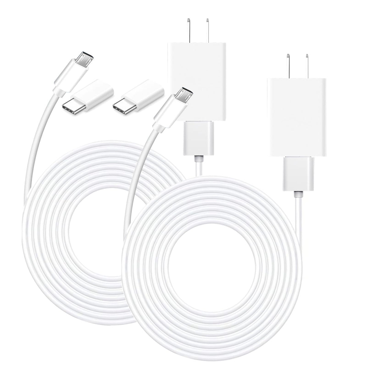 10Ft 2 Pack Power Adapter Plug 9V Charger For Arlo Pro And Arlo Pro 2, Q,Go 1, Arlo Essential Spotlight/Xl/Xl 2Nd Gen/Essential