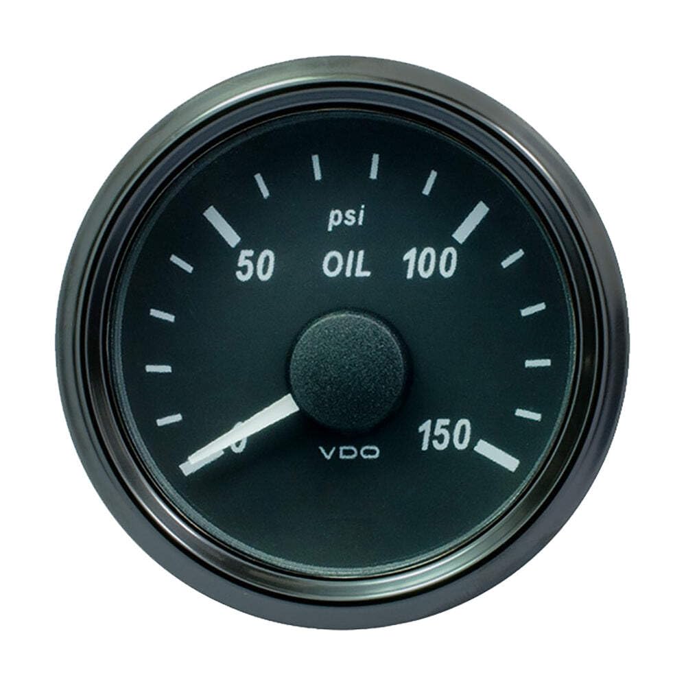 Vdo Singleviu 52Mm (2-1/16'') Oil Pressure Gauge - 150 Psi,WBEEAB09B3P1PN9