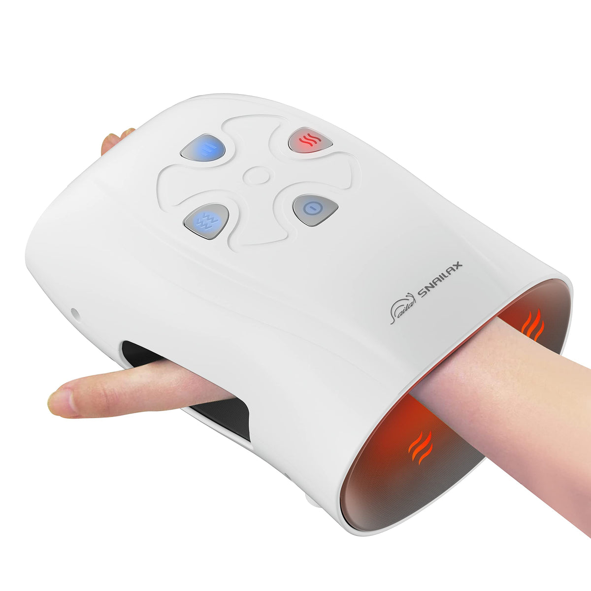 Snailax Hand Massager With Heat, Compression, Vibration, Wireless Hand Massager For Arthristis, Carpal Tunnel, Finger Numbness,