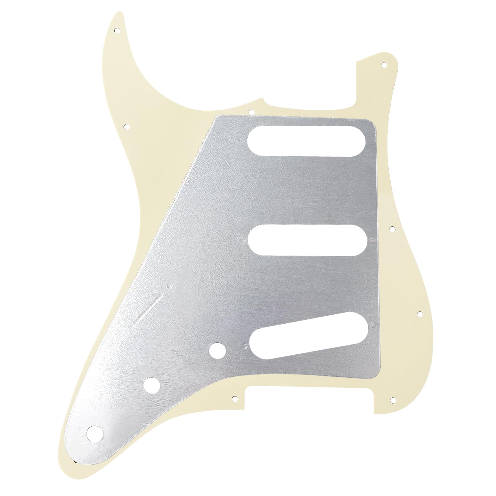 Banworks 3 Ply Strat Sss Pickguard 11-Hole Electric Guitar Pickguard Scratch Plate For Usa/Mexican Fender Modern Style Standard