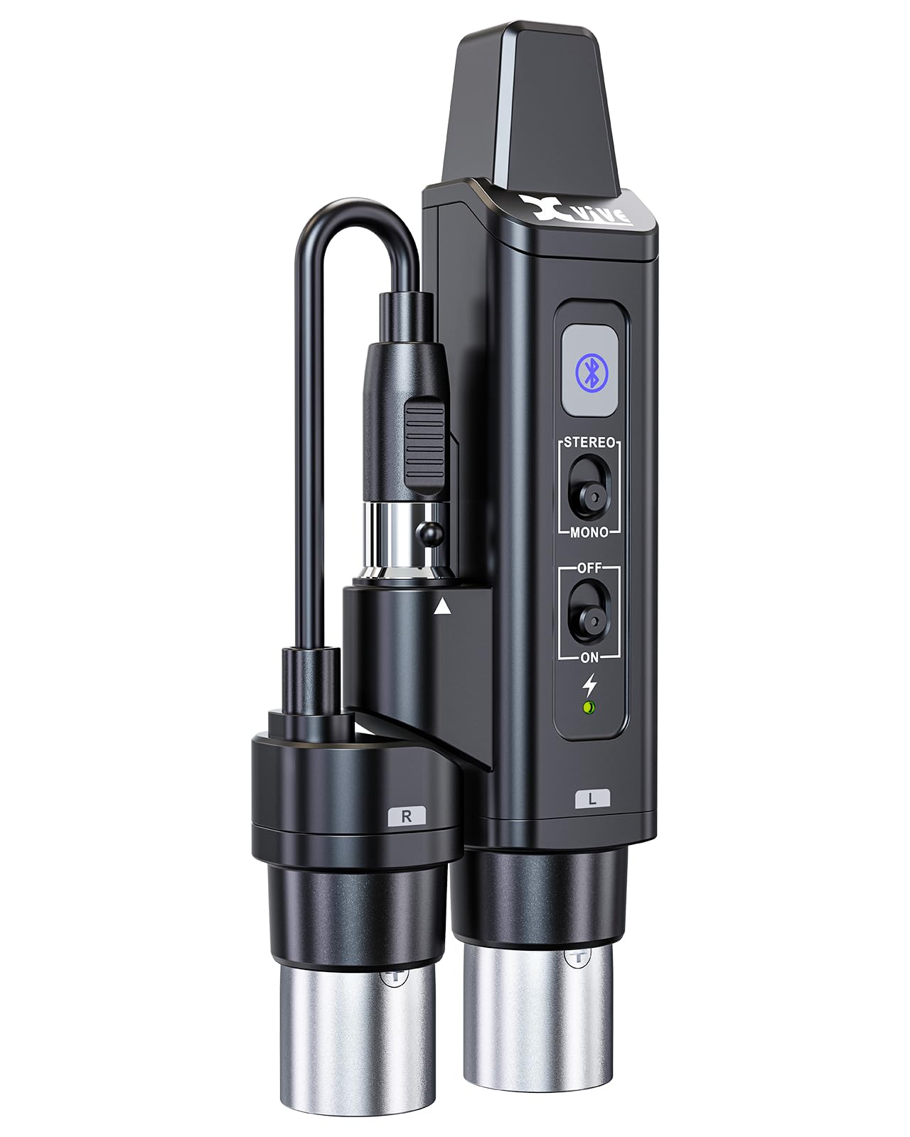 Xvive P3S Stereo XLR Bluetooth Receiver for Mixers and PA Speakers