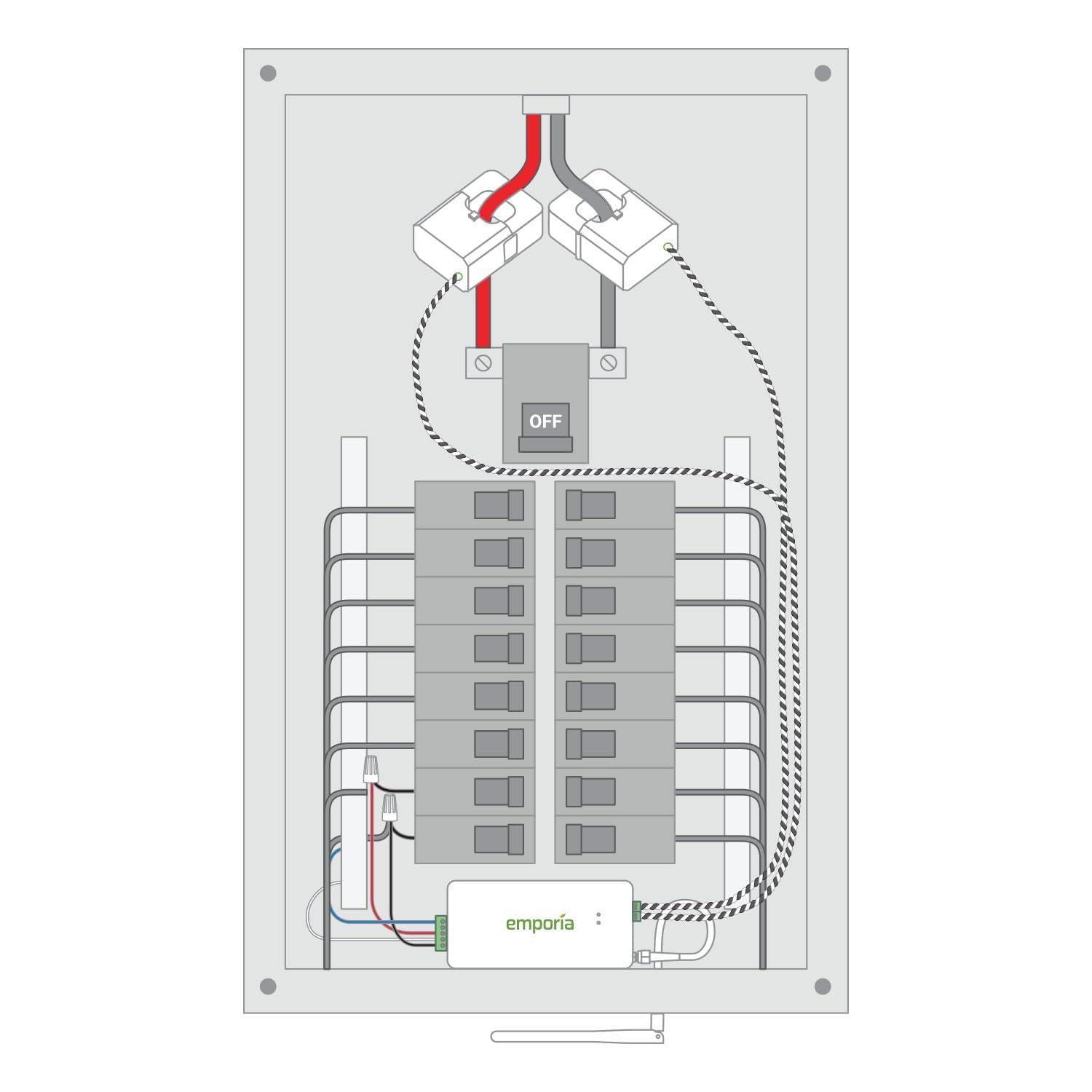 Emporia Gen 3 Smart Home Energy Monitor | Home Energy Automation And Control | Real Time Electricity Monitor/Meter | Solar/Net M