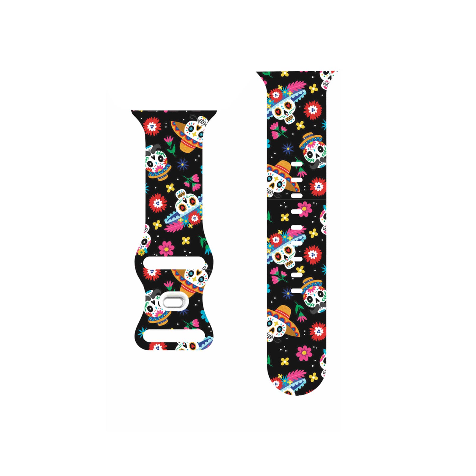 Hyhmxb Chic Breathable Character Halloween Bands Compatible With Apple Watch 42Mm 44Mm 45Mm 49Mm M/L,Grade Soft Silicone Sports