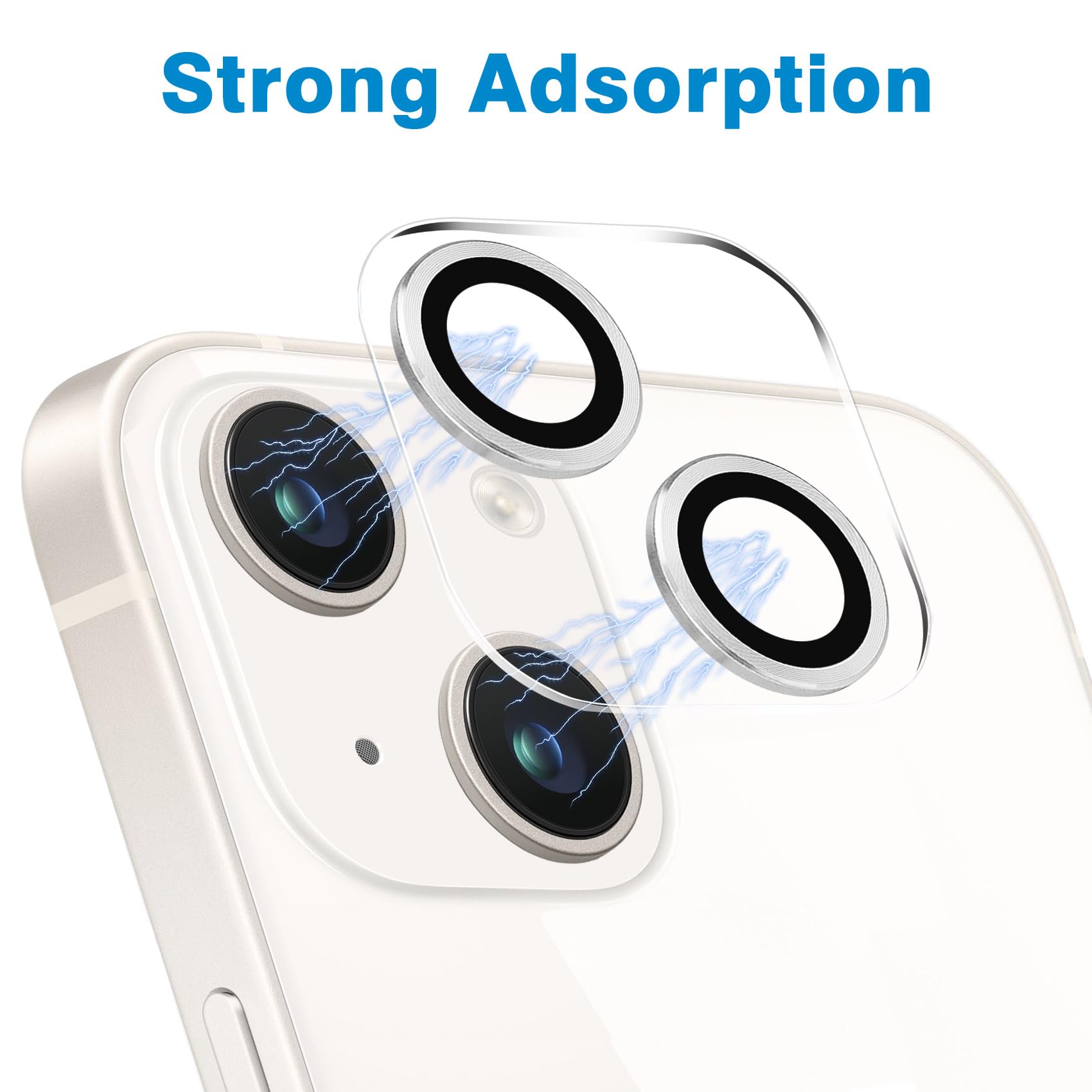 Dengduoduo ?3 Pack? Tempered Glass Camera Lens Protector For Iphone 14 6.1'' & Iphone 14 Plus 6.7'', Ultra Hd, 9H Hardness, Anti