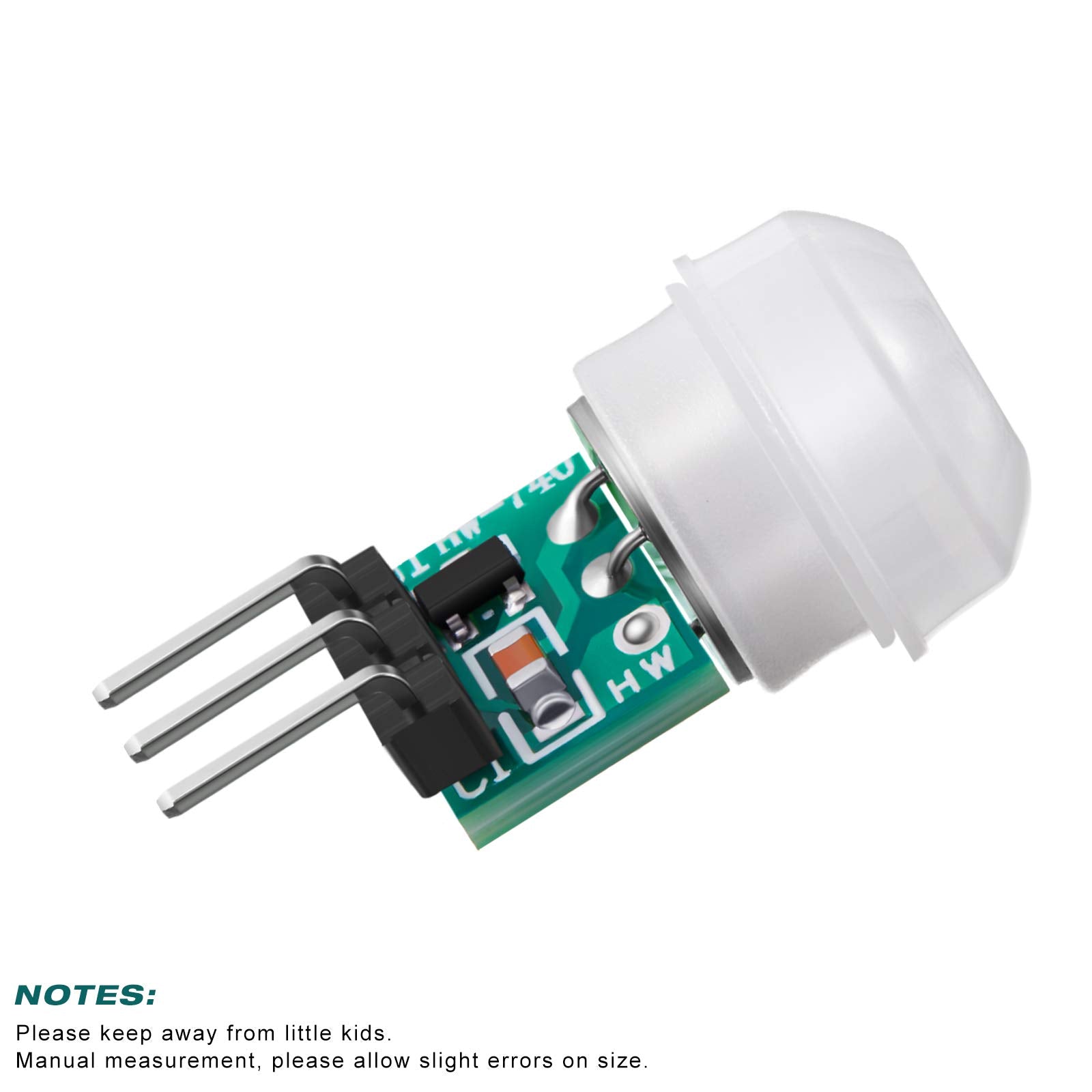 Weewooday 10 Pieces Am312 Pir Sensor Mini Pir Motion Sensor Human Module Pyroelectric Infrared Modules 2.7V To 12V