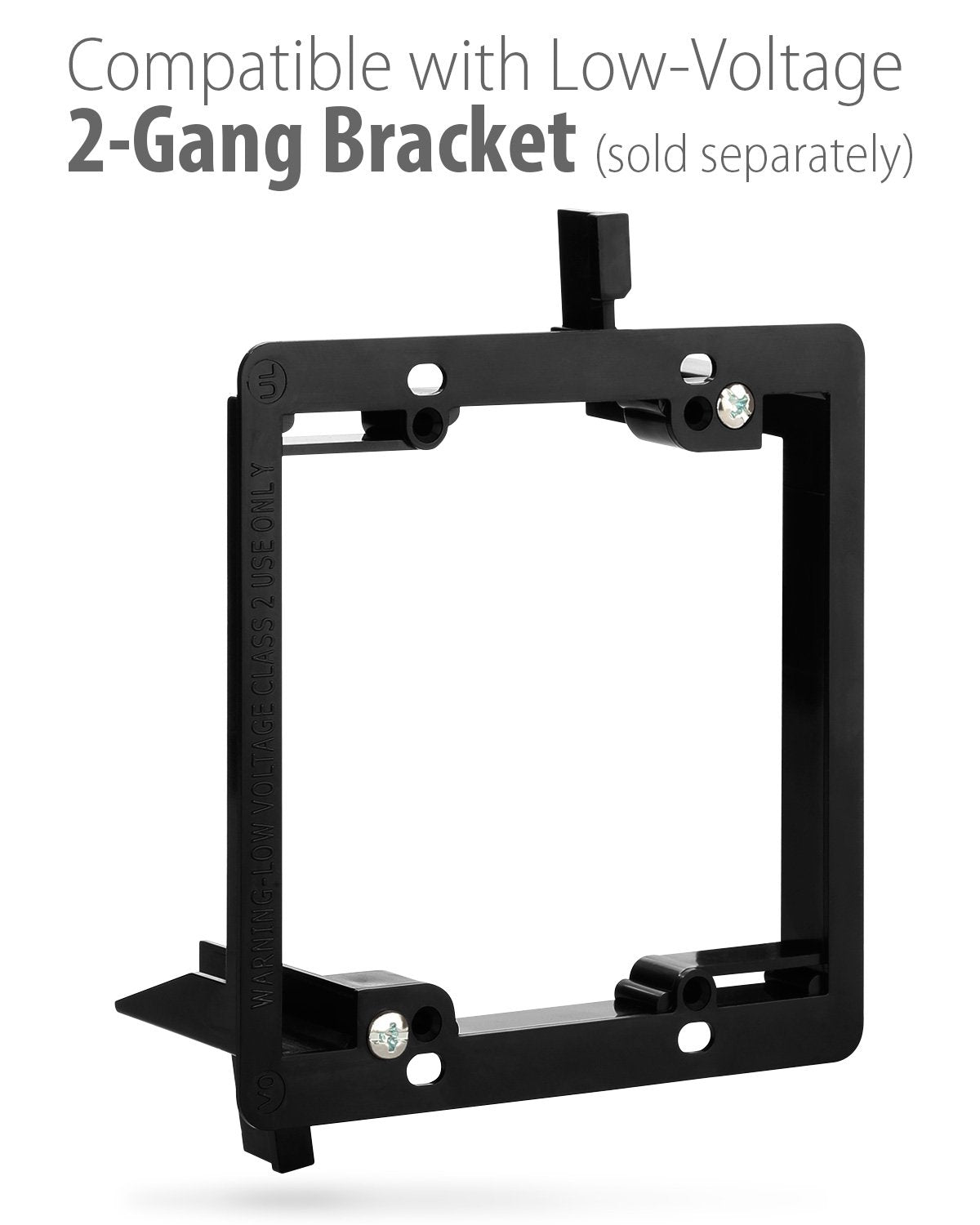 Fosmon 2 Gang 7.1 Surround Sound Distribution Home Theater Wall Plate, Gold Plated 7 Pair Copper Binding Posts Coupler Type For