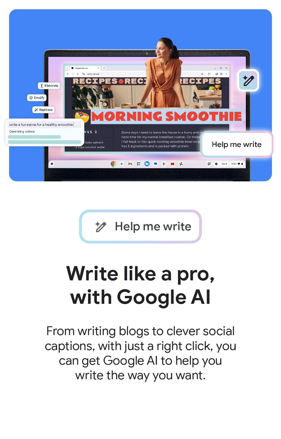 Acer Chromebook Plus 514 Laptop With Google Ai   14'' Wuxga 1920 X 1200 Ips Touch Display | Amd Ryzen 3 7320C | 8Gb Lpddr5X | 12