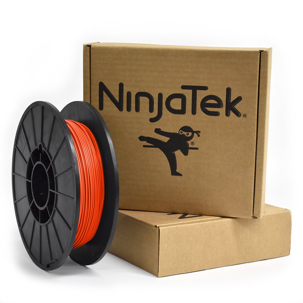 Ninjatek   3Dnf0517505 3Dnf05117505 Ninjaflex Tpu Filament, 1.75Mm, Tpe.5Kg, Lava (Orange) (Pack Of 1)