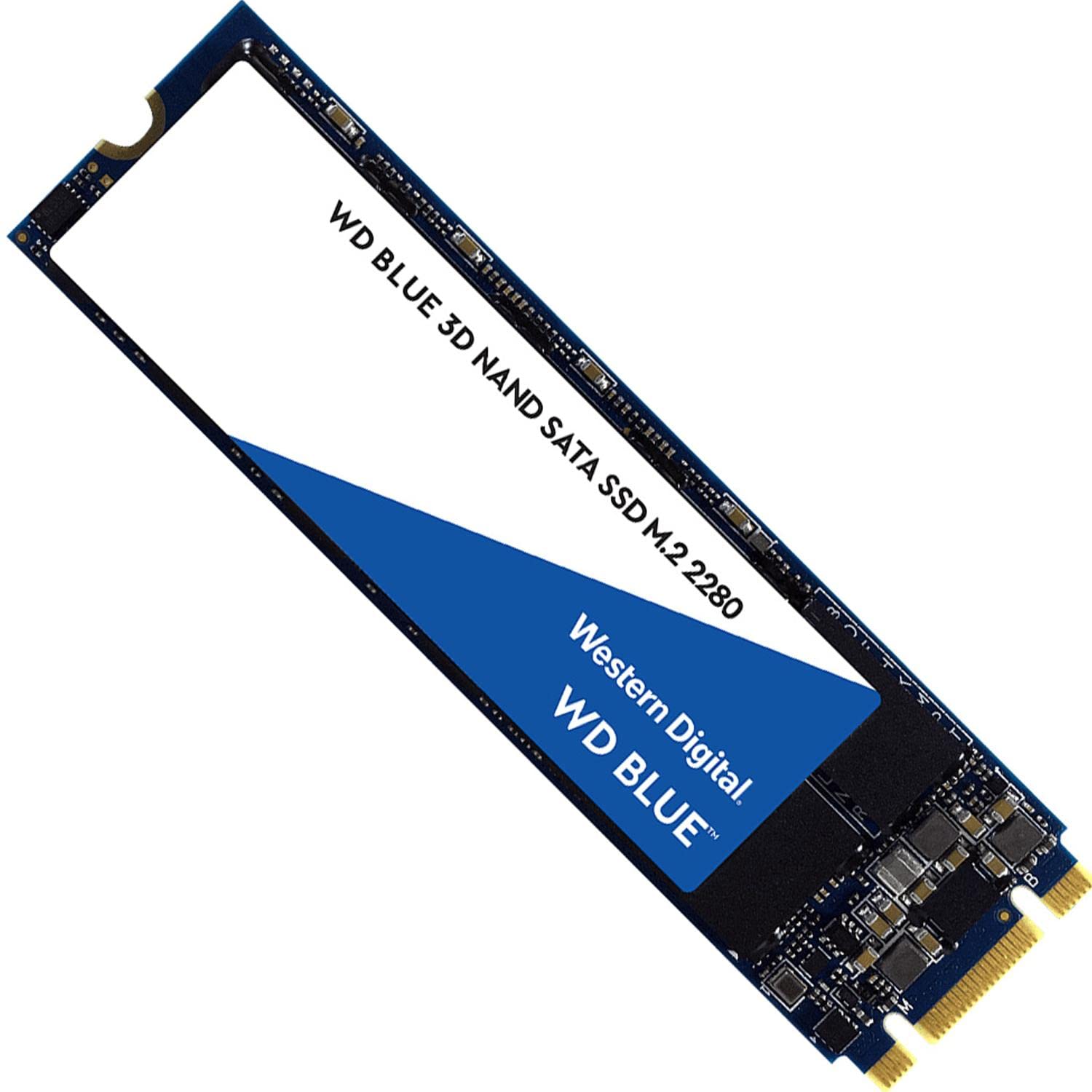 Western Digital 500Gb Wd Blue 3D Nand Internal Pc Ssd   Sata Iii 6 Gb/S, M.2 2280, Up To 560 Mb/S   Wds500G2B0B
