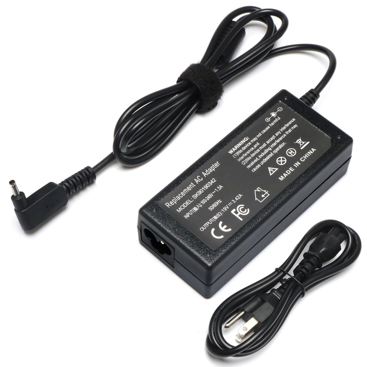 65W Laptop Charger Fit For Samsung Galaxy Book Flex 2 Alpha 13.3' Series Np730Qcj K01Us K02Us, Np730Qda Kb1Us Ka1Us Kb3Us Power Adapter Supply Cord