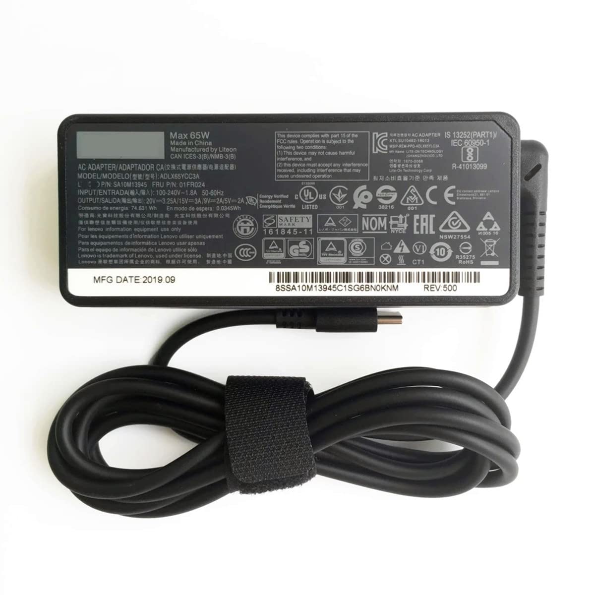 65W Usb C Laptop Charger For Lenovo Thinkpad X1 Carbon, X1 Yoga, X1 Tablet Series, X1 Carbon 5Th 6Th 7Th 8Th Gen, X1 Yoga 2Nd 3Rd 4Th 5Th, X1 Tablet 2Nd 3Rd Lenovo 65W 45W Usb C Fast Power Adapter