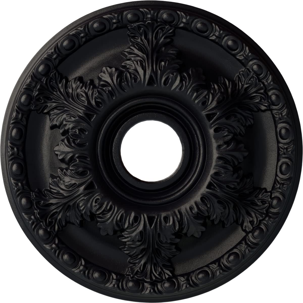 Ekena Millwork CM18GASGS Granada Ceiling Medallion, Steel Gray