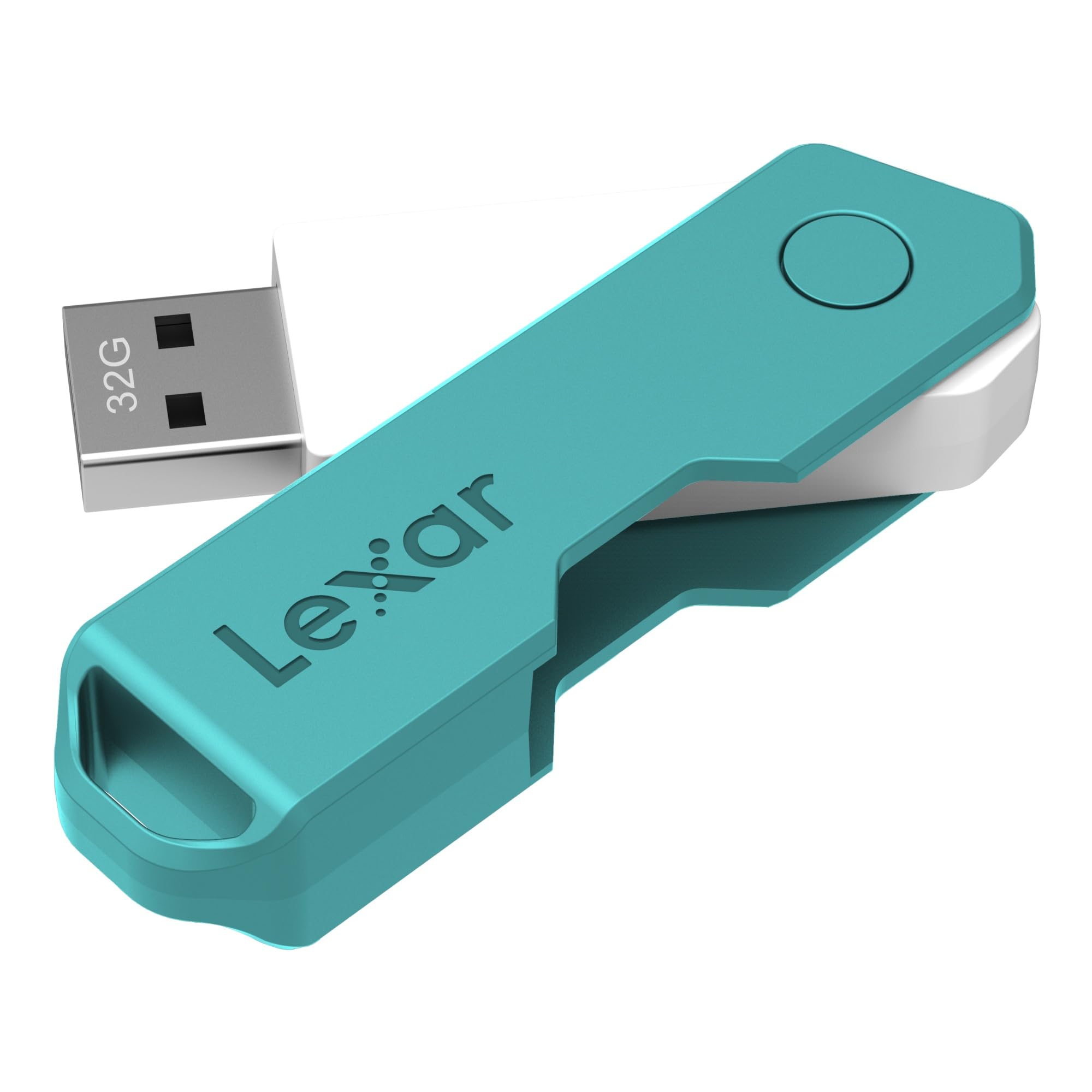 Lexar Jumpdrive Twistturn2 Usb 2.0 Flash Drive, 64Gb, Assorted Colors, Ljdtt2 64Gabod20