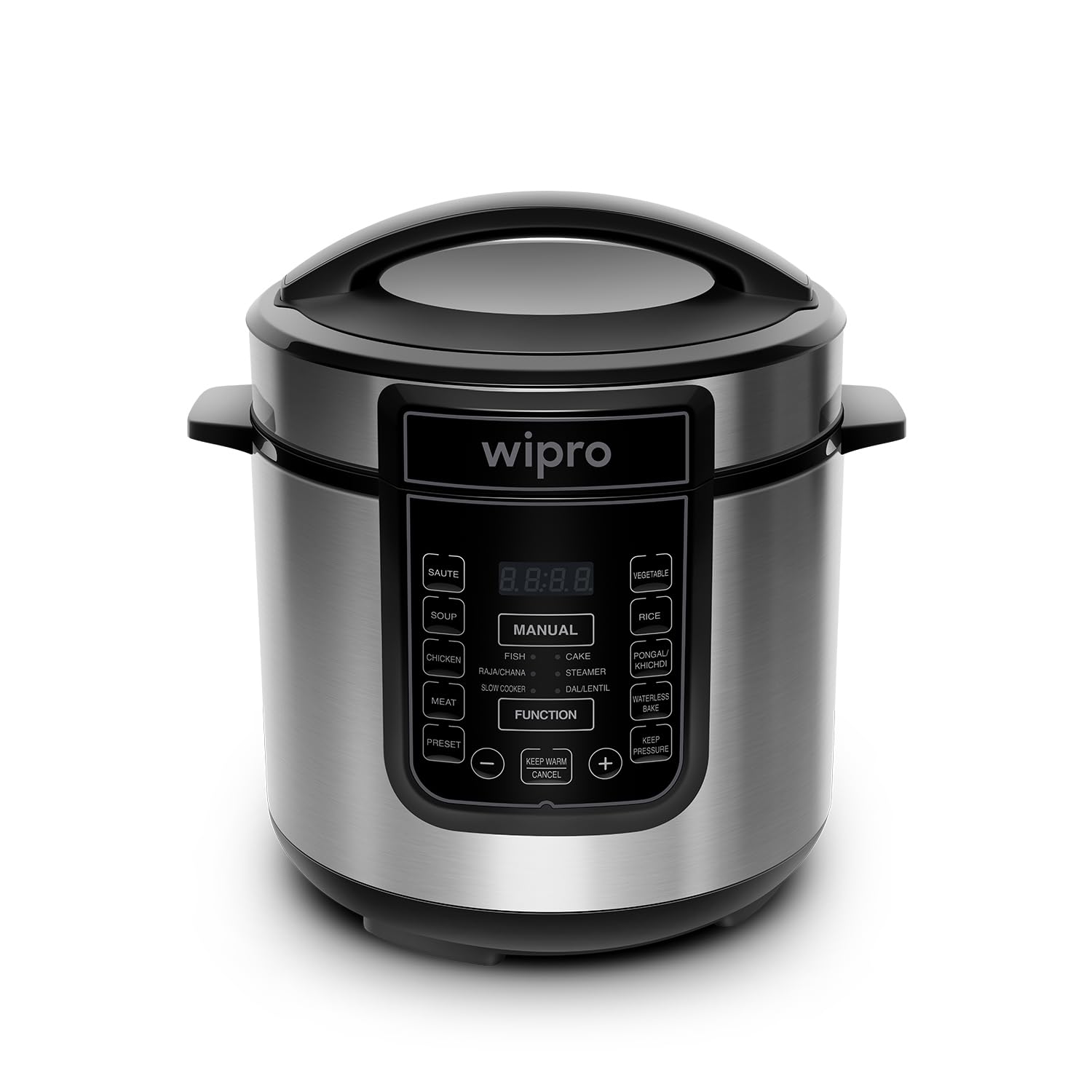 Wipro Elato Cpc201 Digital Electric Pressure Cooker| 10 Pre Set Multi Cooking Process Function| 6 Litre | 1000 Watts| Advance M
