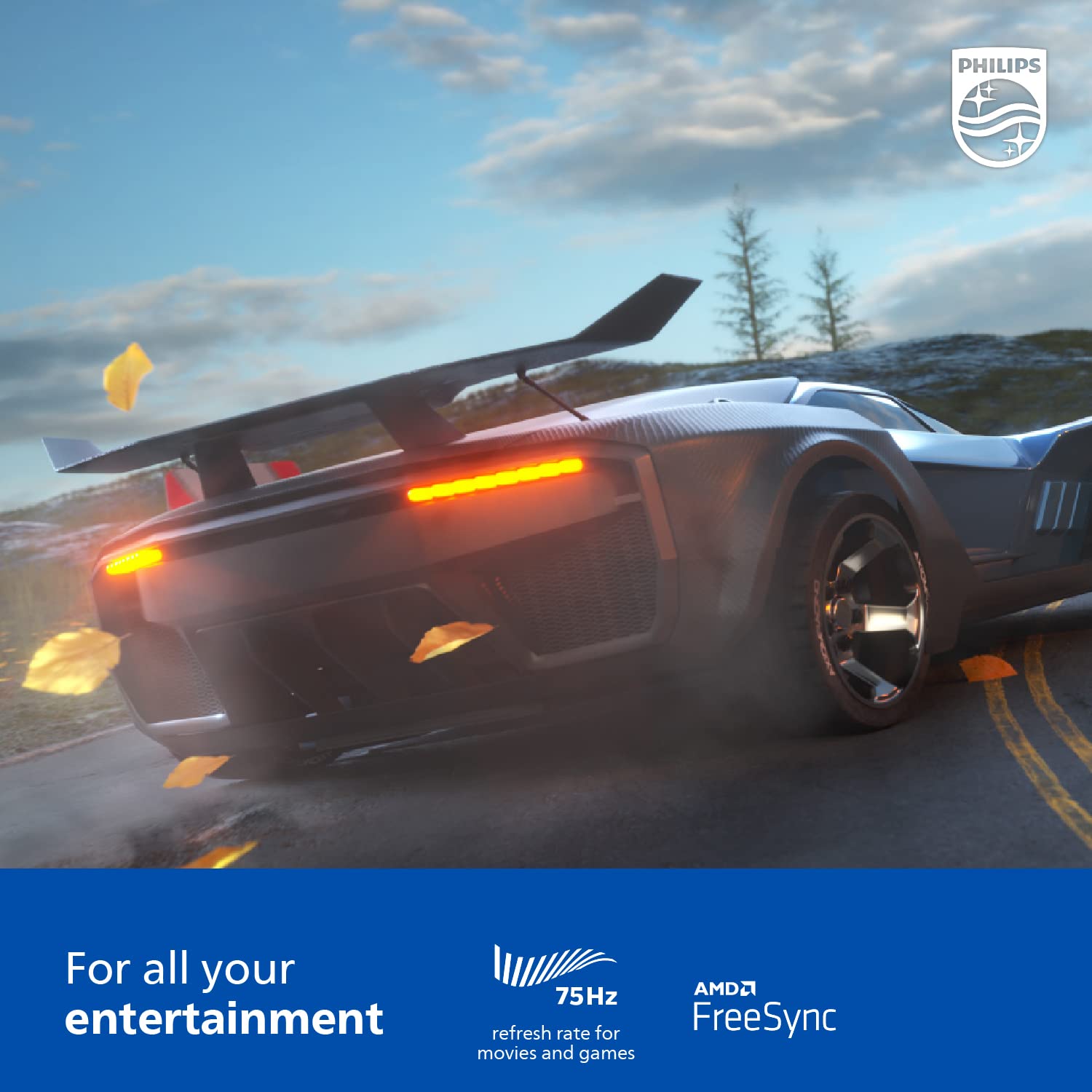 Philips 322E1C 32' Super Curved Frameless Monitor, Full Hd Va, 104% Srgb, Adaptive Sync 75Hz, Vesa, 4Yr Advance Replacement Warranty, Black/Silver