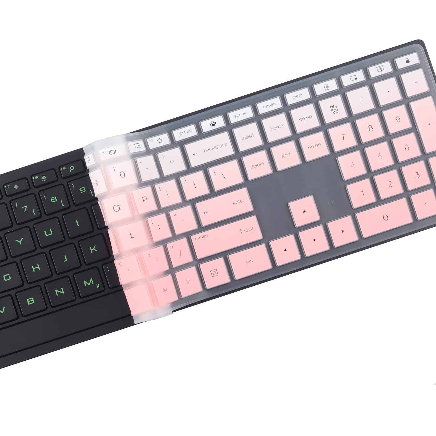 Silicone Keyboard Cover Skin Compatible With Hp Pavilion 27'' All In One Desktop Hp Pavilion 27 Xa0014/27 Xa0055Ng/0370Nd/0076Hk