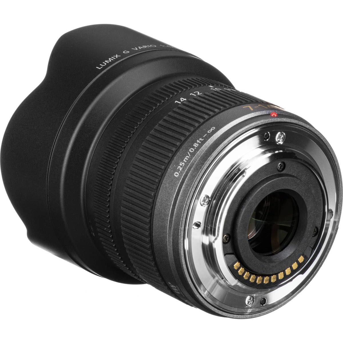 Panasonic Lumix G Vario Lens, 7 14Mm, F4.0 Asph., Mirrorless Micro Four Thirds, H F007014 (Usa Black)
