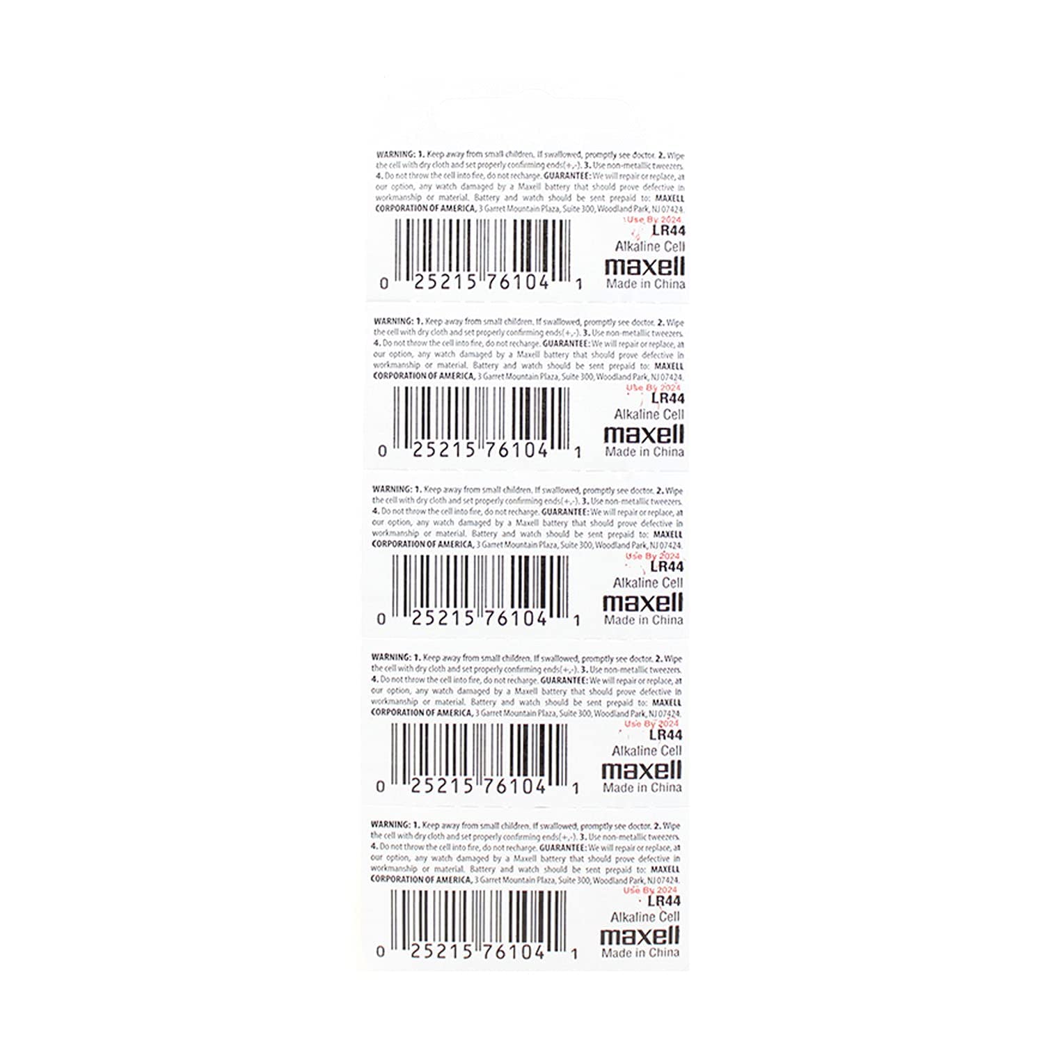 Maxell Lr440 10Pk Lr44 Batteries (Pack Of 10)